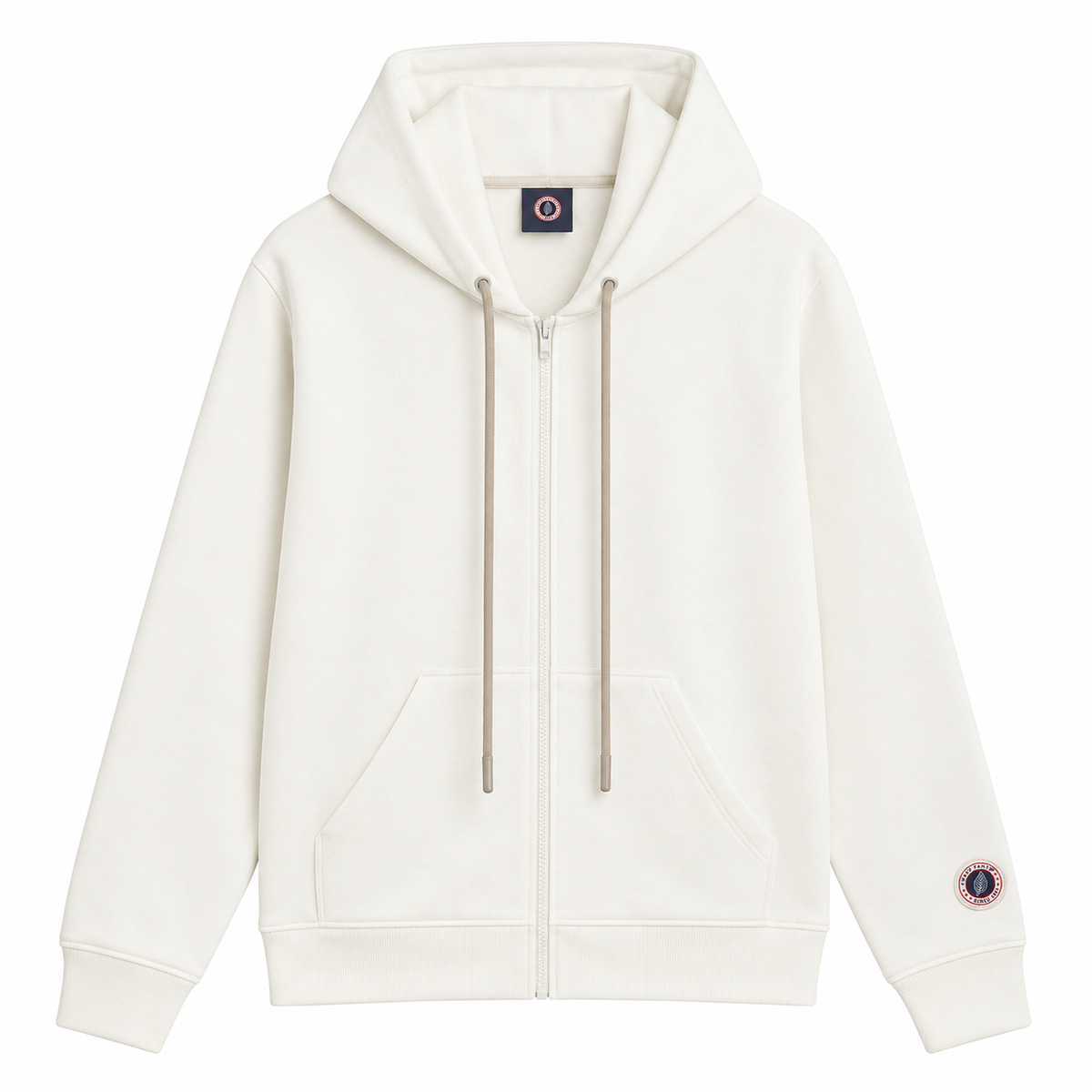 Sweat zippé à capuche Sweet Pants Iconic Zip Up Off White, vue de face