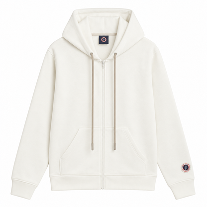 Sweat zippé à capuche Sweet Pants Iconic Zip Up Off White, vue de face
