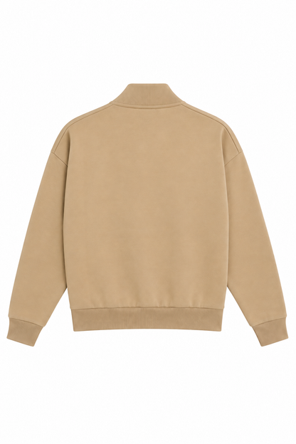 Sweet Pants – F Iconic Zip Truck Beige | Sweat zippé unisexe