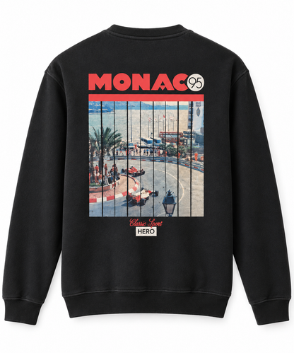 Sweat Homme Monaco 95 Noir – Hero Seven