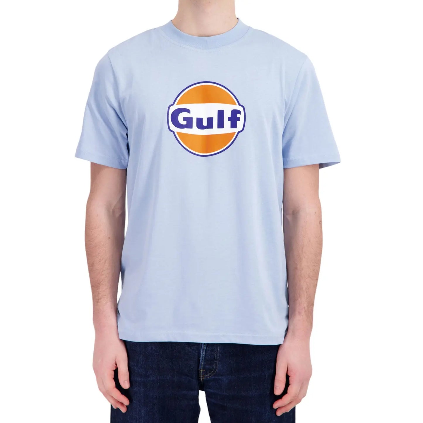 T-shirt 3D logo GULF bleu ciel