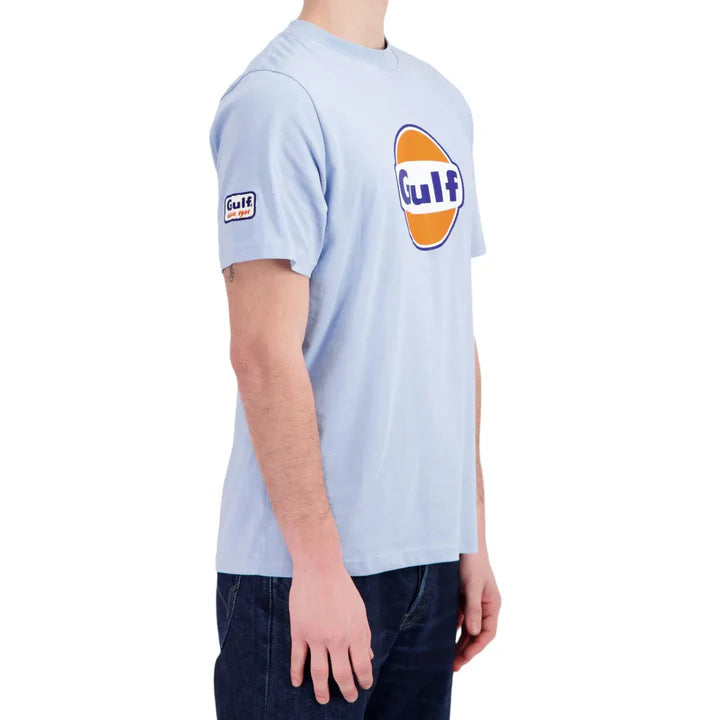 T-shirt 3D logo GULF bleu ciel