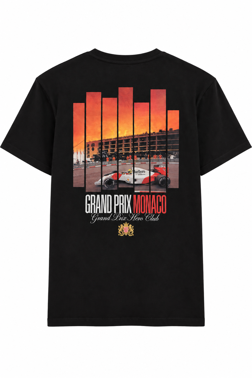 T-shirt SUNSET Black – Hero Seven | Grand Prix Monaco