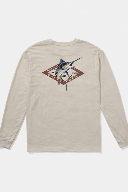T-shirt Diamond marlin Salty Crew Moonbeam cream