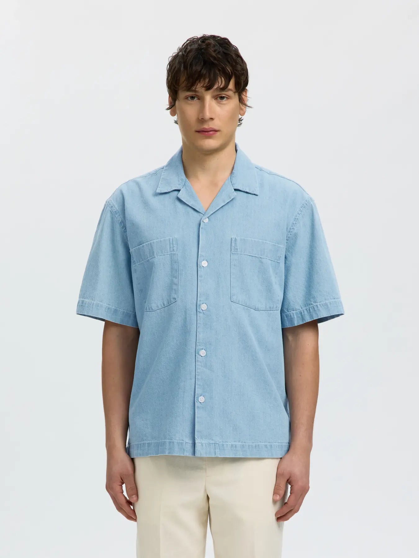 Chemise manches courte Carlo Selected