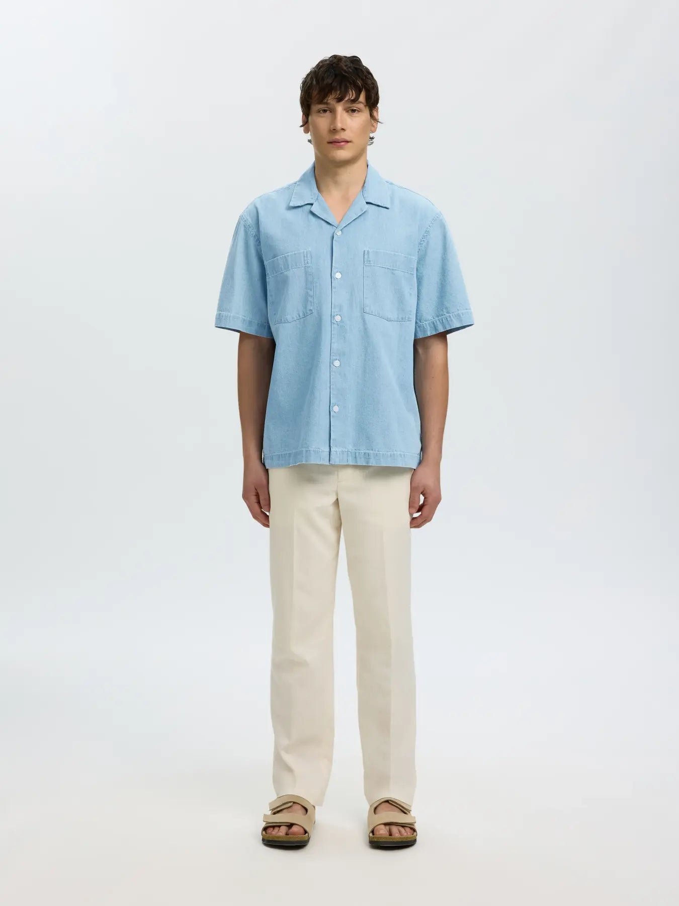 Chemise manches courte Carlo Selected