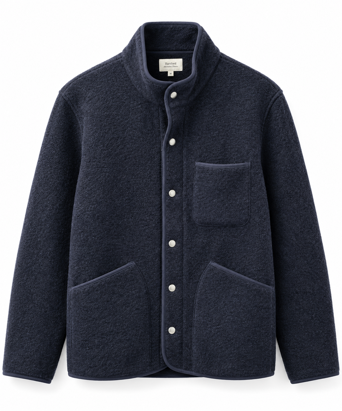 Veste Homme en Laine Bouillie Marine Jock – Hartford