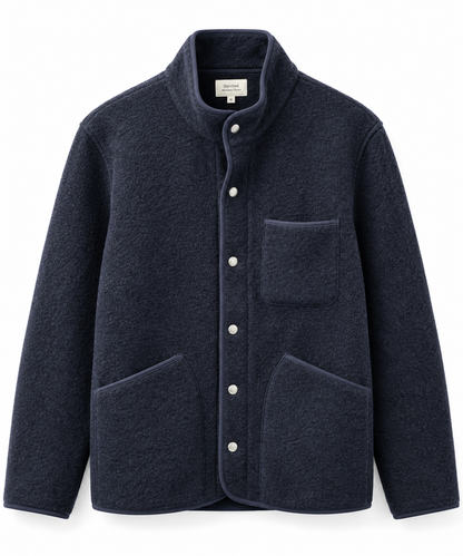 Veste Homme en Laine Bouillie Marine Jock – Hartford