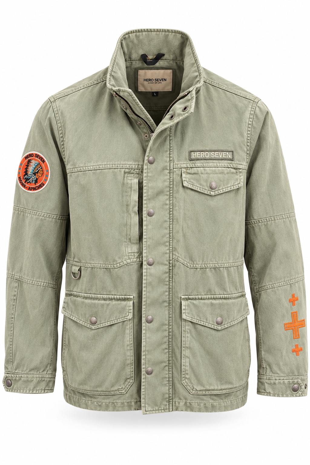 Veste militaire Hero Seven – Kaki