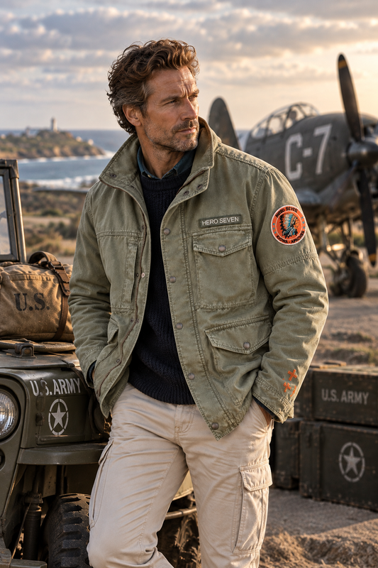 Veste militaire Hero Seven – Kaki