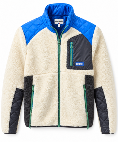 Veste Sherpa Richmond Off White – Hero Seven