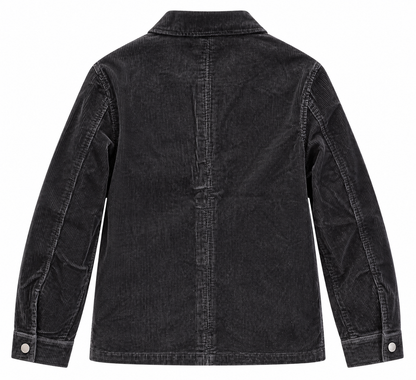 Veste ADRIEL Hero Seven velours côtelé noir homme vue de dos