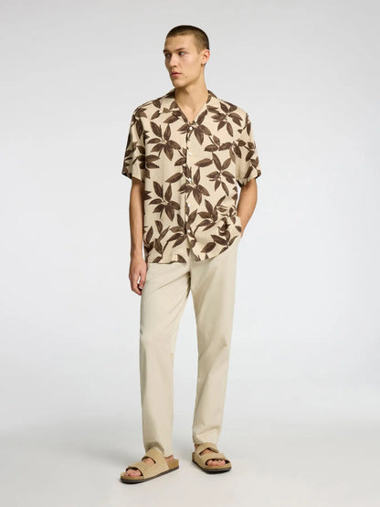 Chemise manches courtes NOA MIX SHIRT Selected