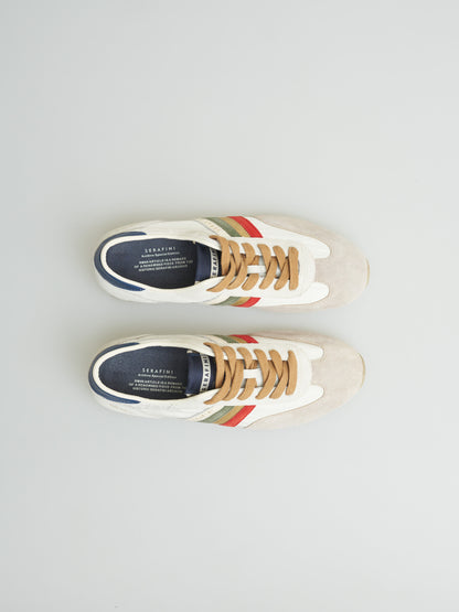 Basket RM60 STONE WASHED WHITE BEIGE TRICOLOR Serafini