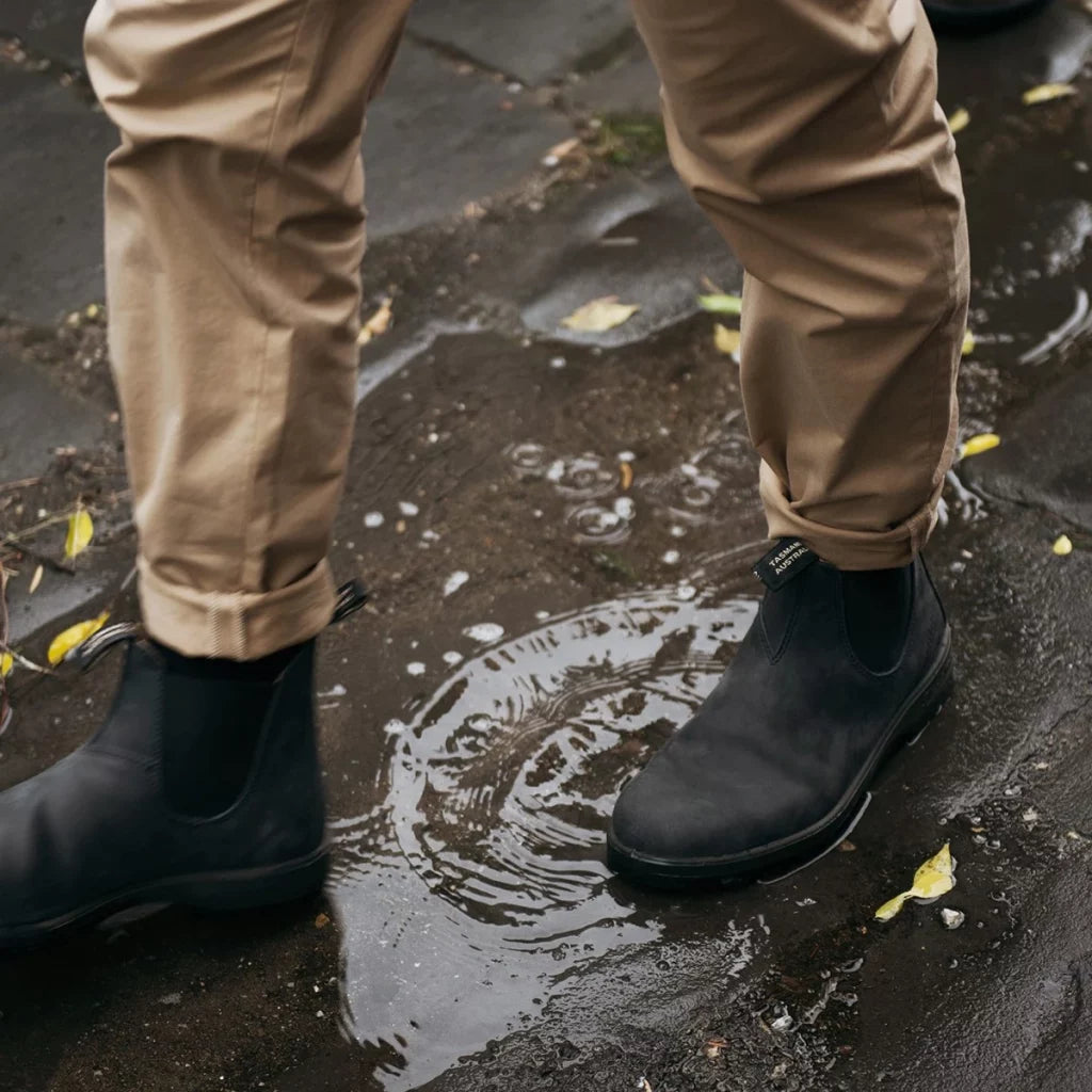 #587 CLASSIC CHELSEA BOOTS HOMME Rustic Black