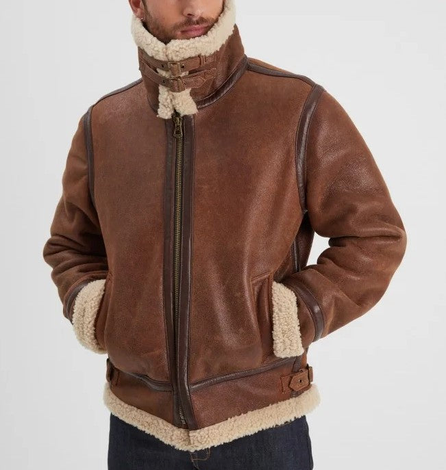 Veste Bombardier Cuir Homme BOMBARDIER BLOUSON AVIATEUR CUIR HOMME