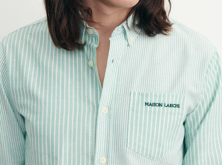 CHEMISE BONNE GRAINE MAISON LABICHE VERTE