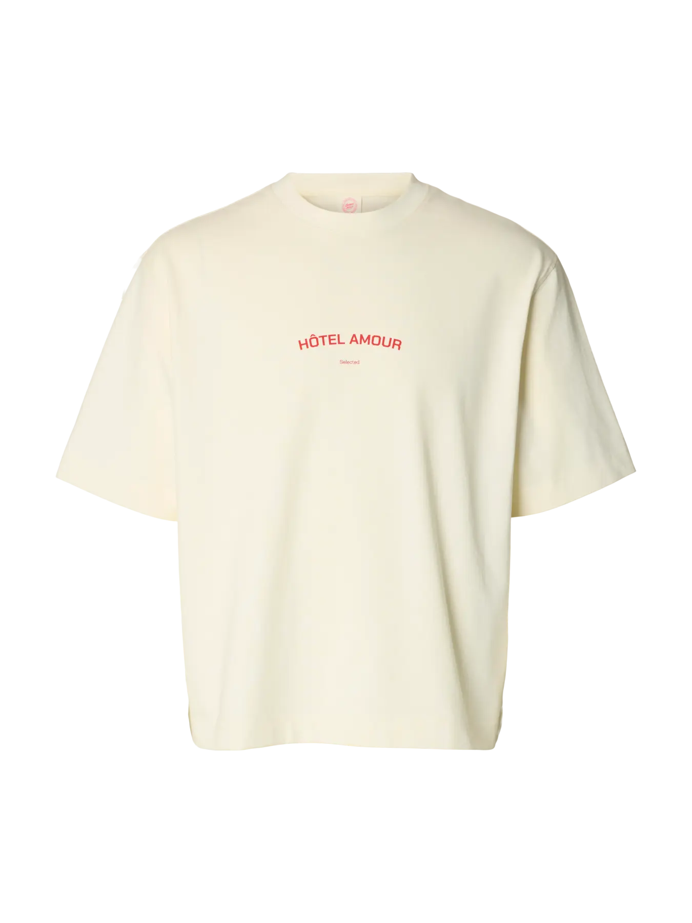 Tee Shirt Boxy Liam Hotel Amour SELECTED