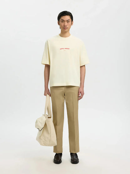 Tee Shirt Boxy Liam Hotel Amour SELECTED