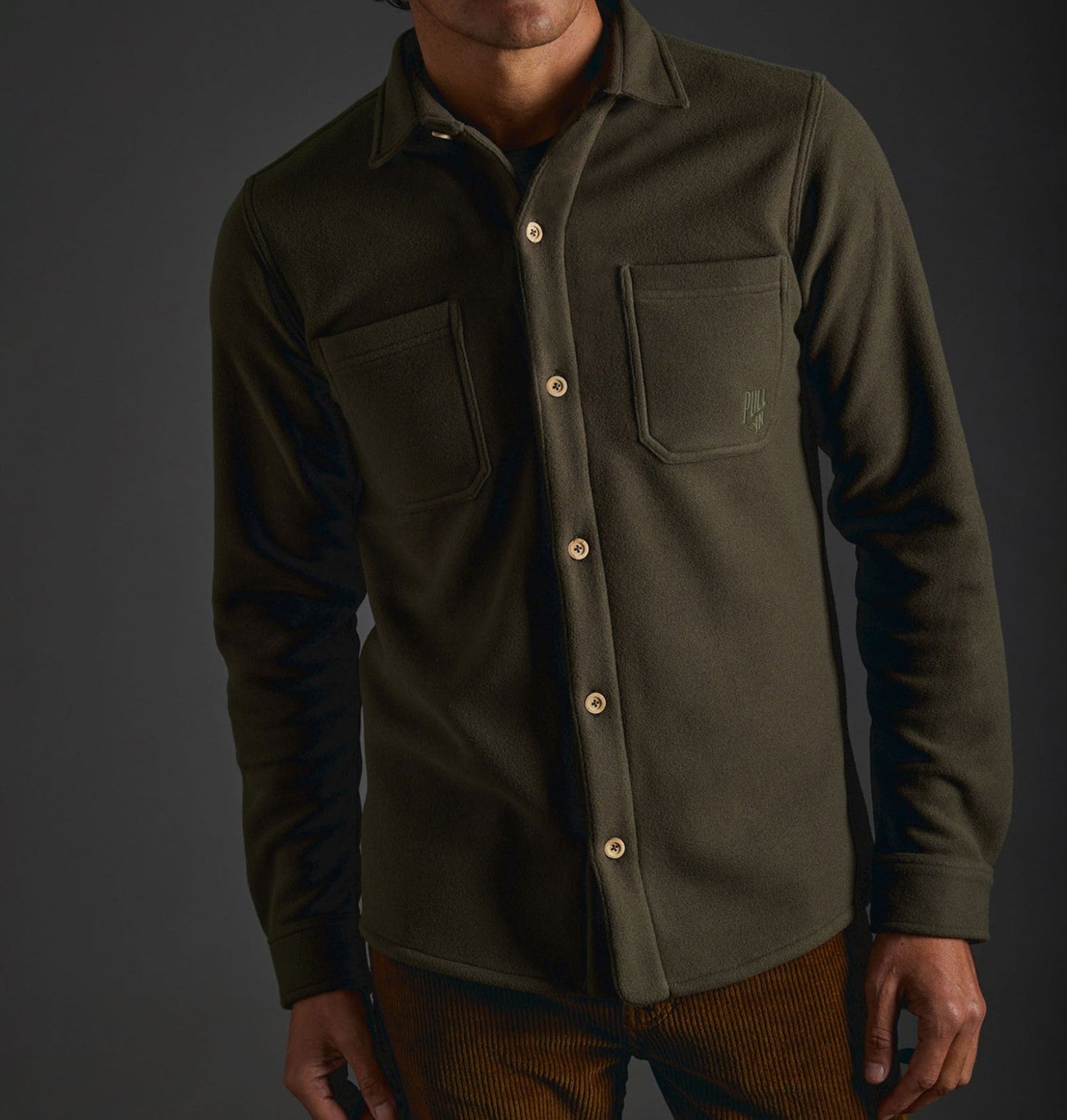 Chemise mixte PULLIN GEKO kaki