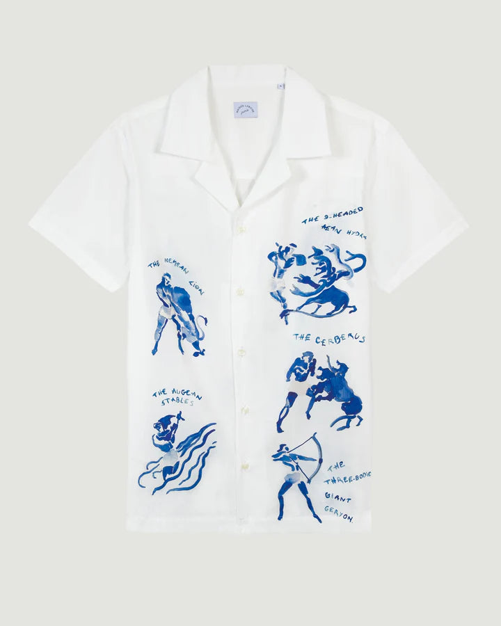 CHEMISE MORNEY EN POPELINE (Imprimé Hercule) MAISON LABICHE