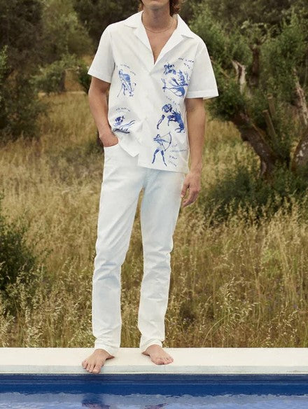 CHEMISE MORNEY EN POPELINE (Imprimé Hercule) MAISON LABICHE