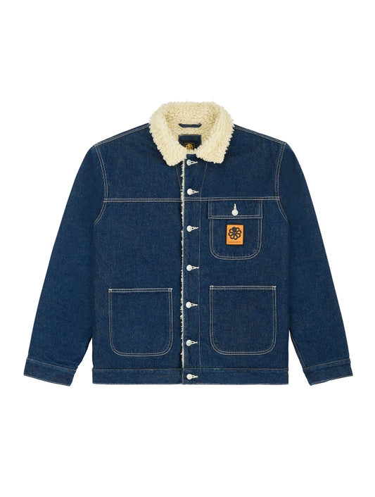 JACKET SHERPA JEAN RISA RAW GREGOR DENIM BRUT Josen Island