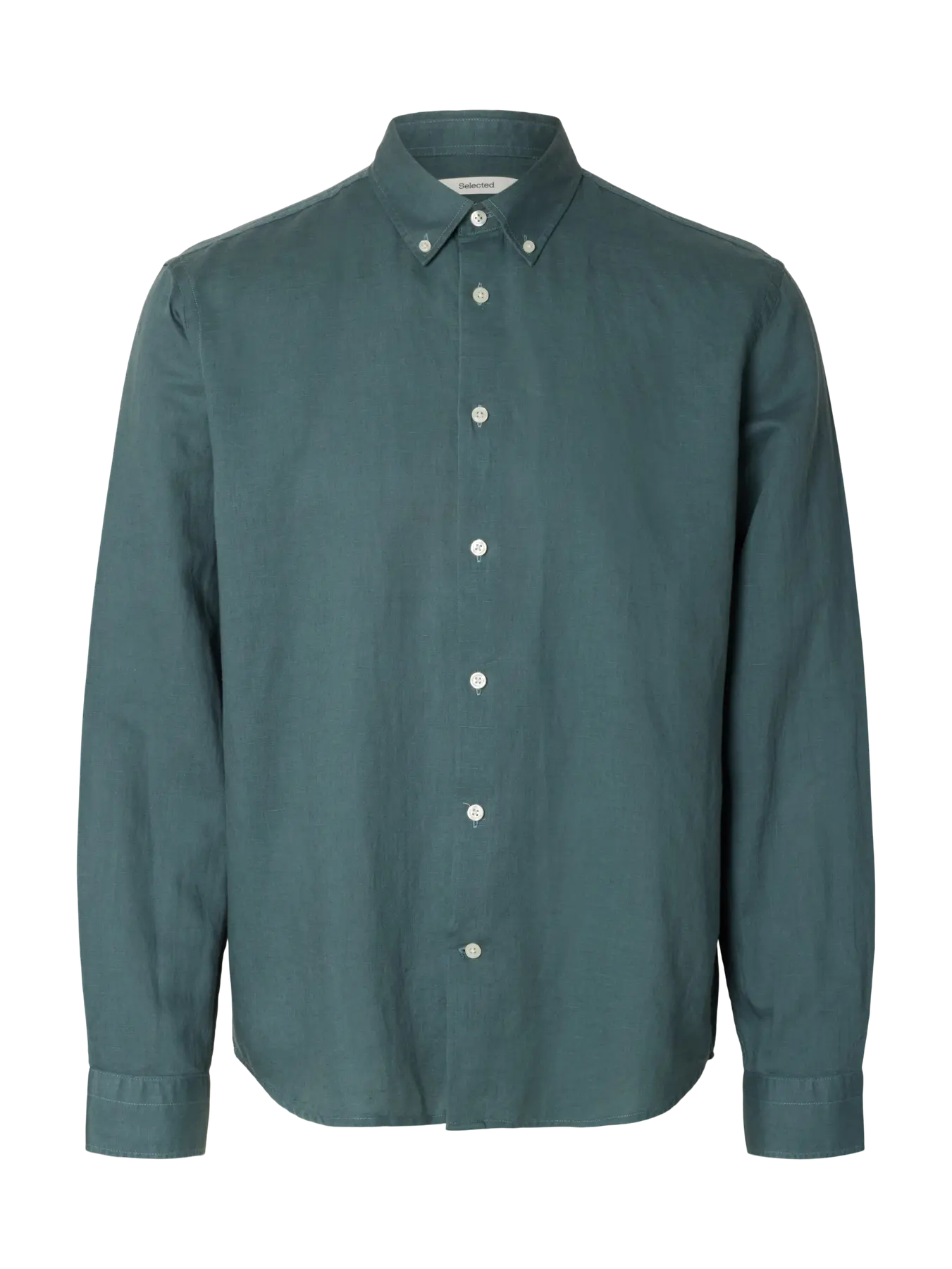 Chemise Clay lin/coton Selected