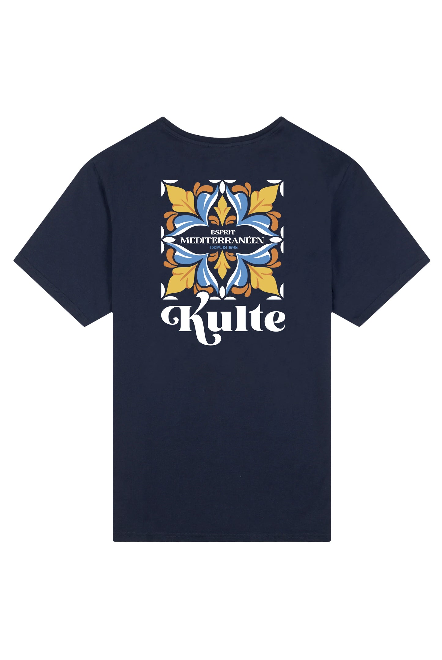 Tee shirt Mediterranée  KULTE Navy