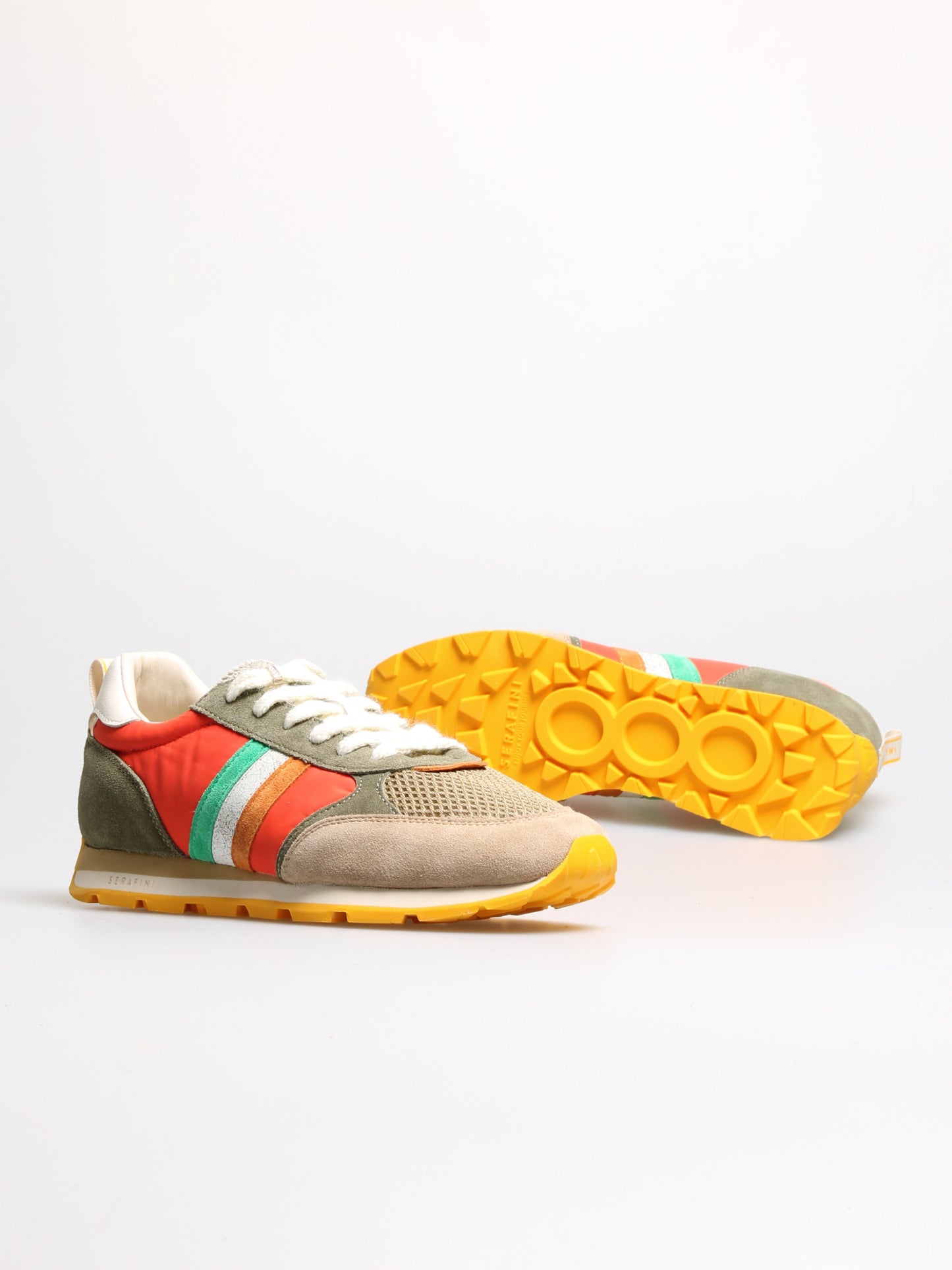 Basket ZURICH - ORANGE SAND TRICOLOR Serafini