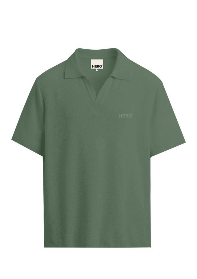 Polo éponge Bob Hero Seven Kaki clair