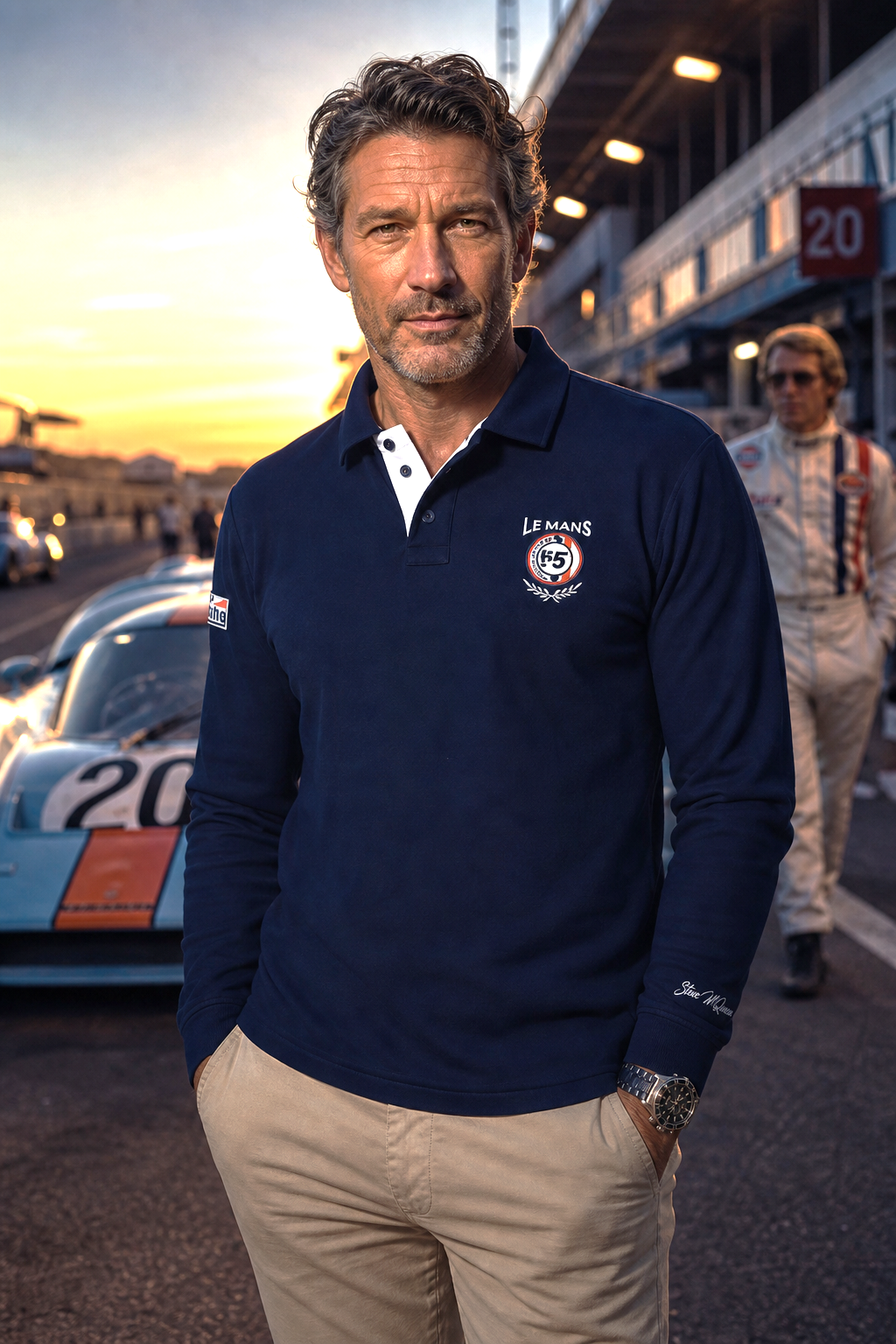 Polo signature ML 24h Le mans x Steve Mc Queen