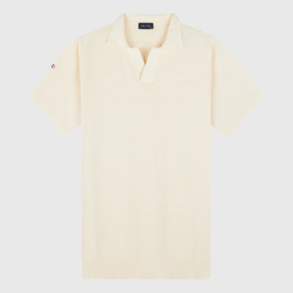 Polo Maille Sports d'époque beige