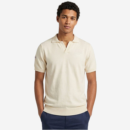 Polo Maille Sports d'époque beige