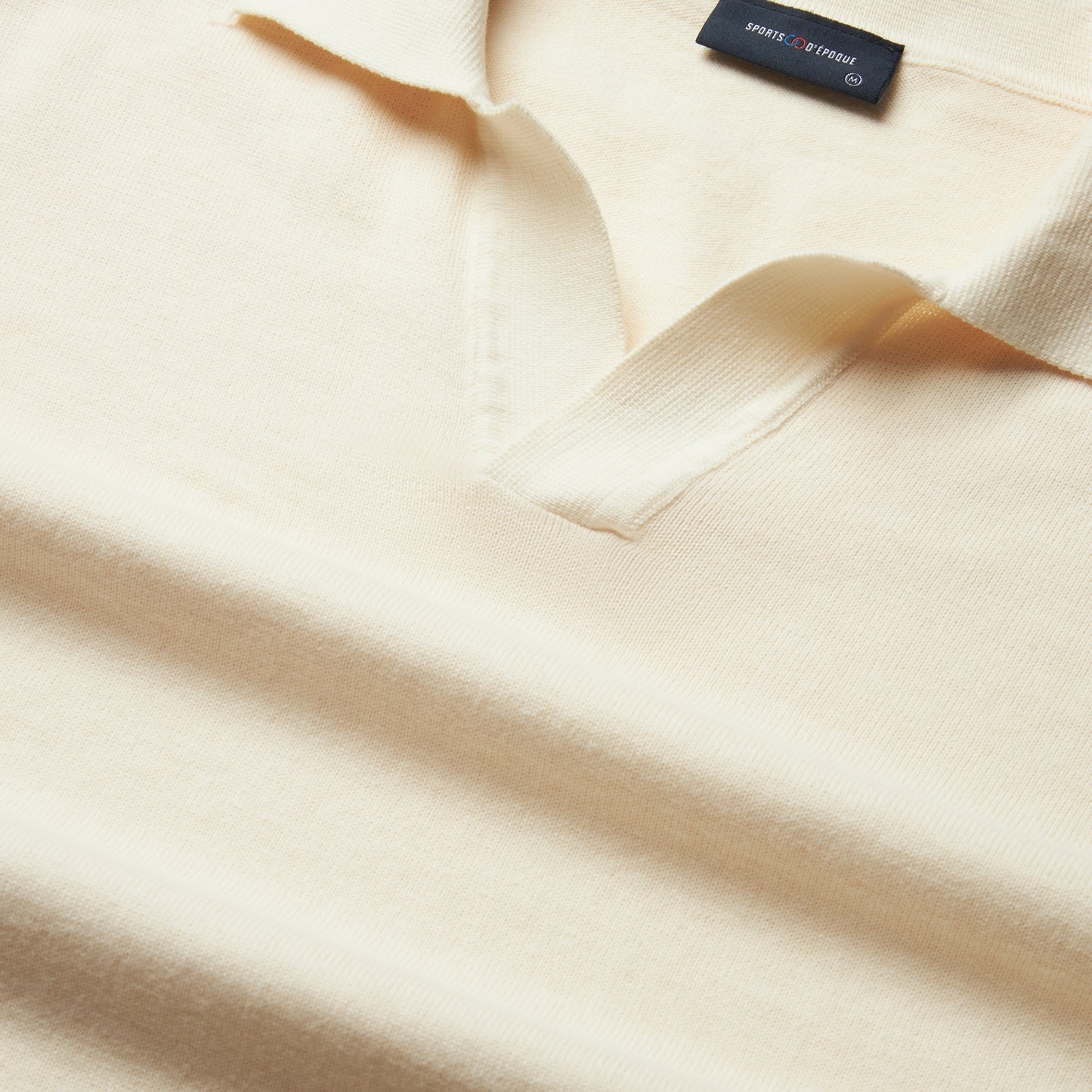 Polo Maille Sports d'époque beige