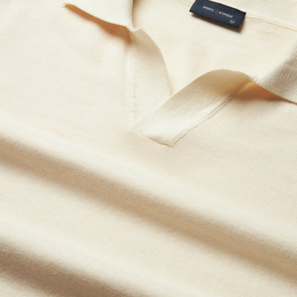 Polo Maille Sports d'époque beige