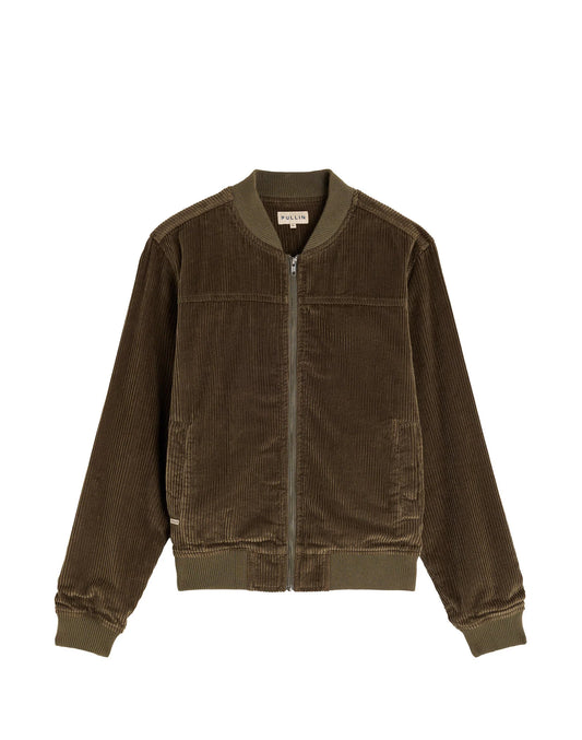 Veste Velour Steeve kaki PULLIN