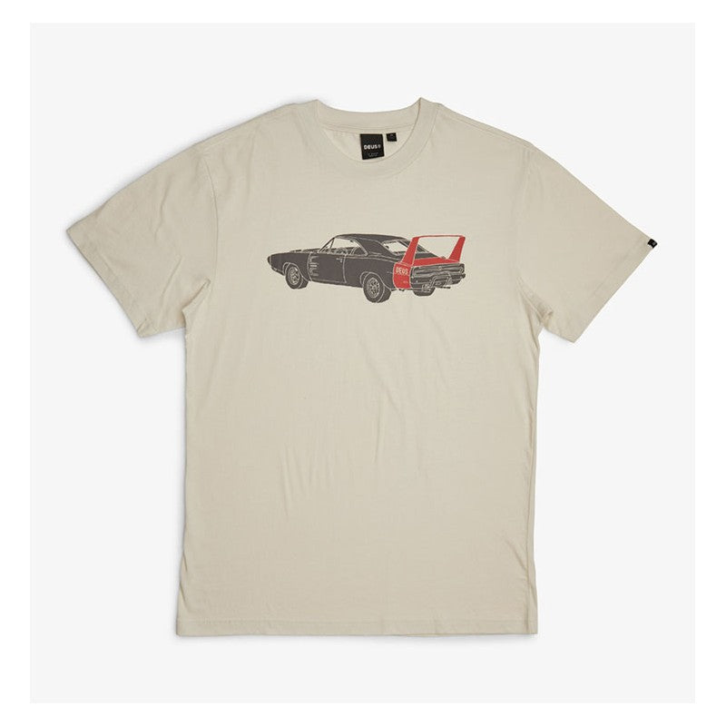 T-SHIRT CHARGER TEE WHITE - Deus Ex Machina