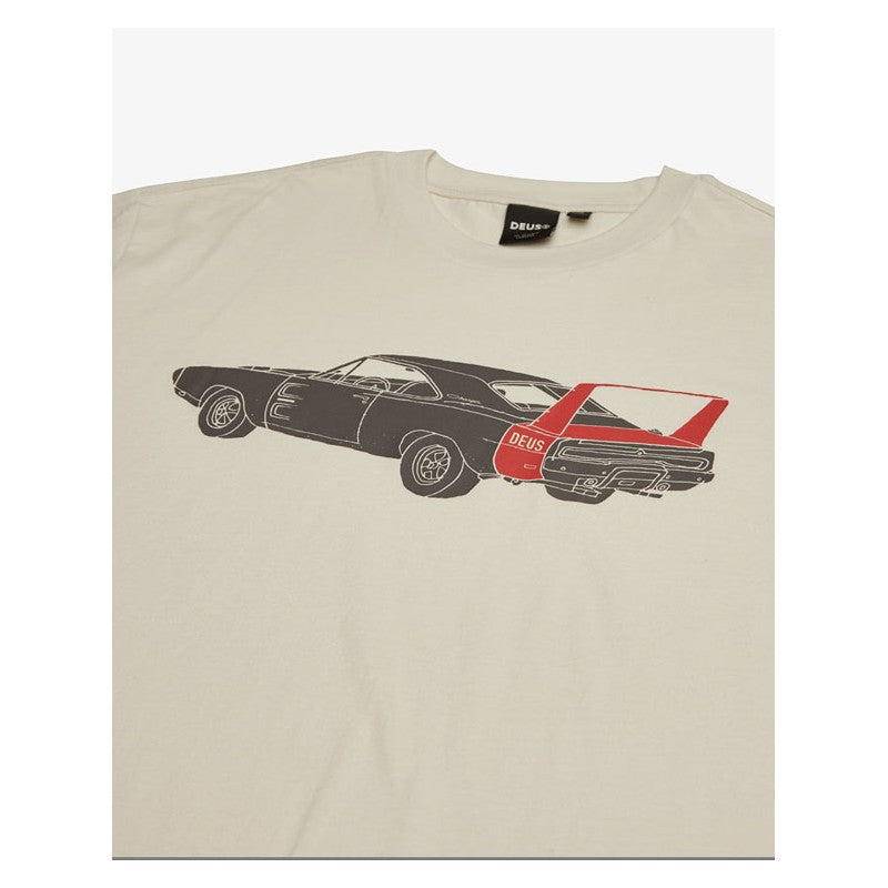 T-SHIRT CHARGER TEE WHITE - Deus Ex Machina