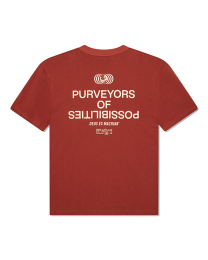Tee Shirt Axis Tee Deus Ex Machina terracotta