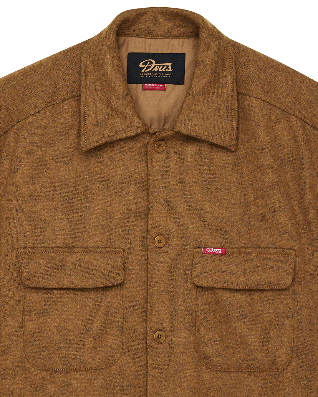 Surchemise Clayton wool shirt Deus Ex Machina