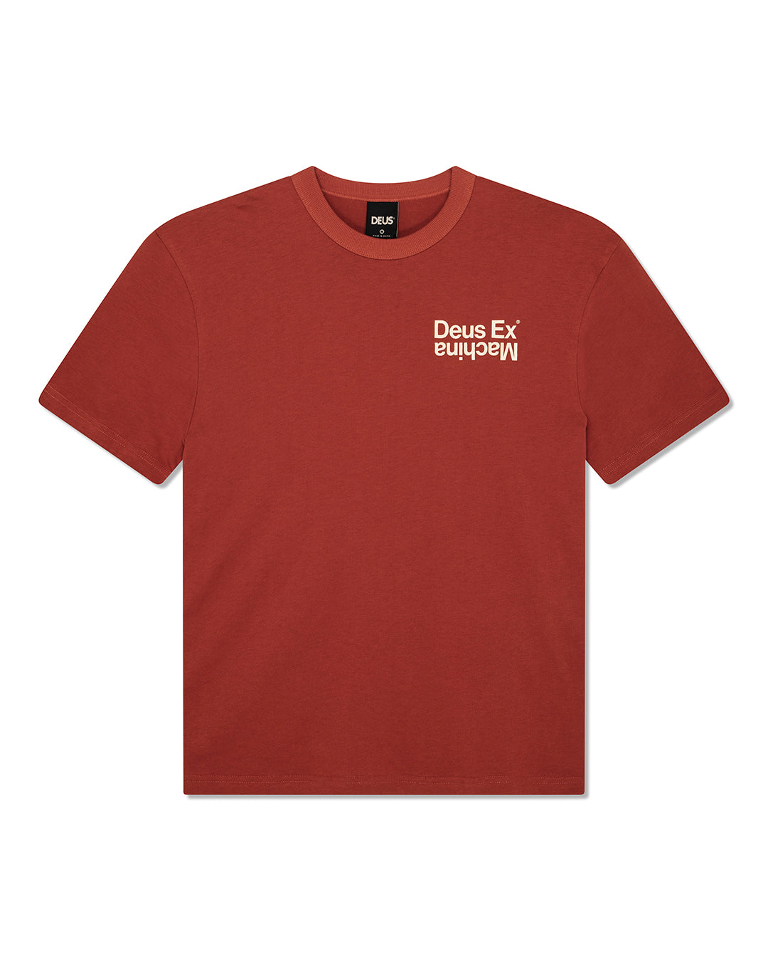 Tee Shirt Axis Tee Deus Ex Machina terracotta