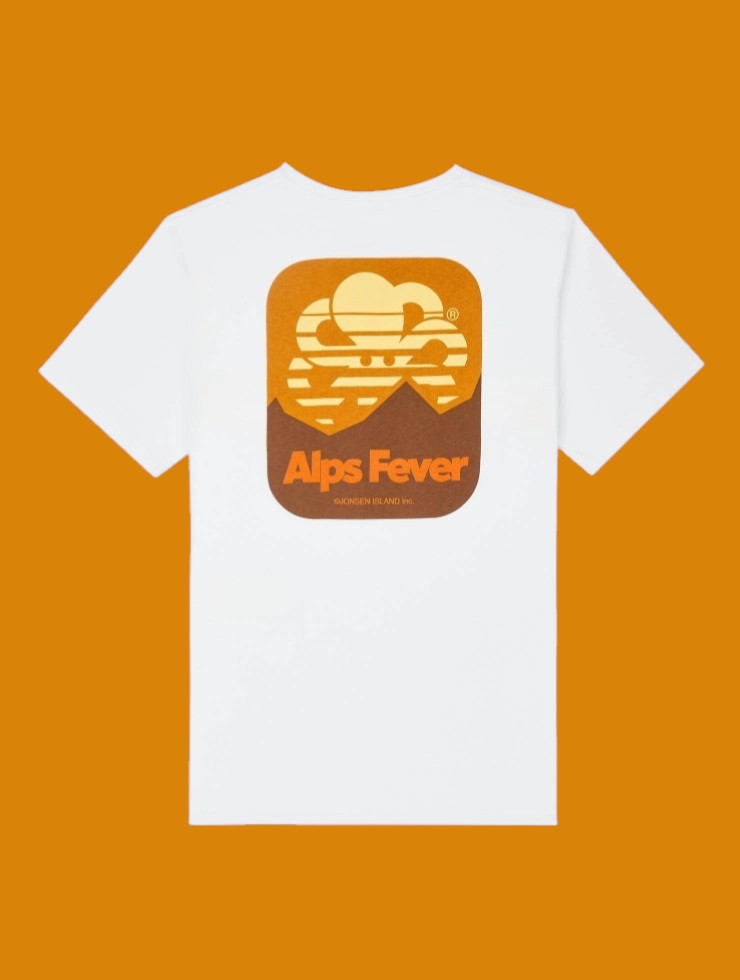 T-SHIRT CLASSIC ALPS FEVER WHITE Josen Island