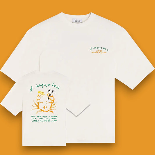 Tee shirt natural CRAB Bask in the sun