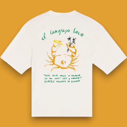 Tee shirt natural CRAB Bask in the sun